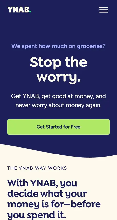Landing page
