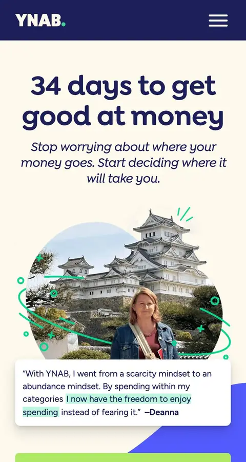 Landing page