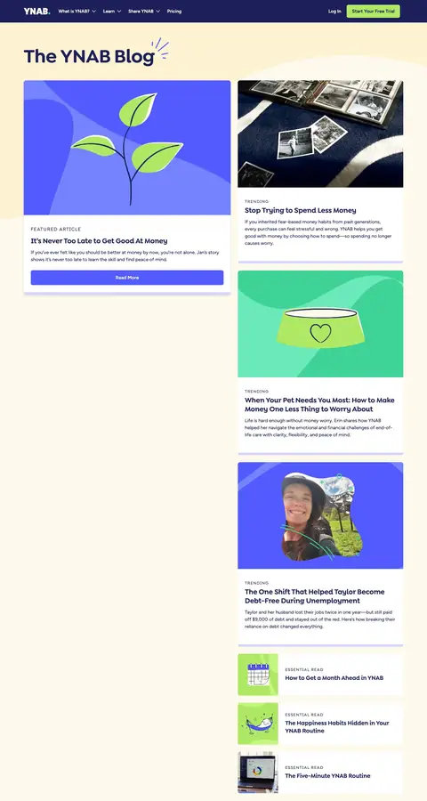 ynab.com — Yangiliklar va blog