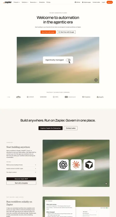 Zapier — Home
