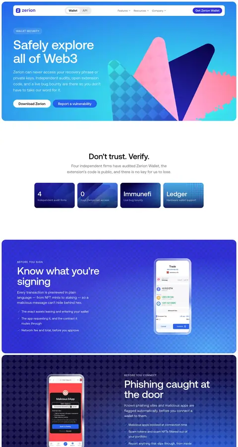 zerion.io — Boshqa