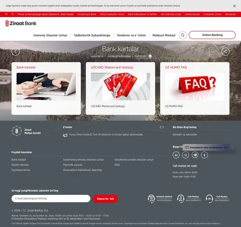 ziraatbank.uz — Katalog